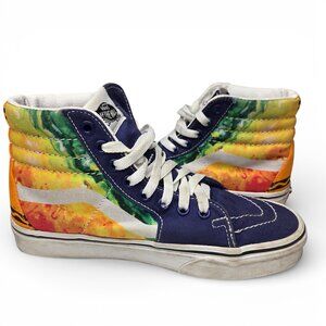 Vans x Crayola High Top Sneakers Multi Color Crayon Color Skater W7 M5.5